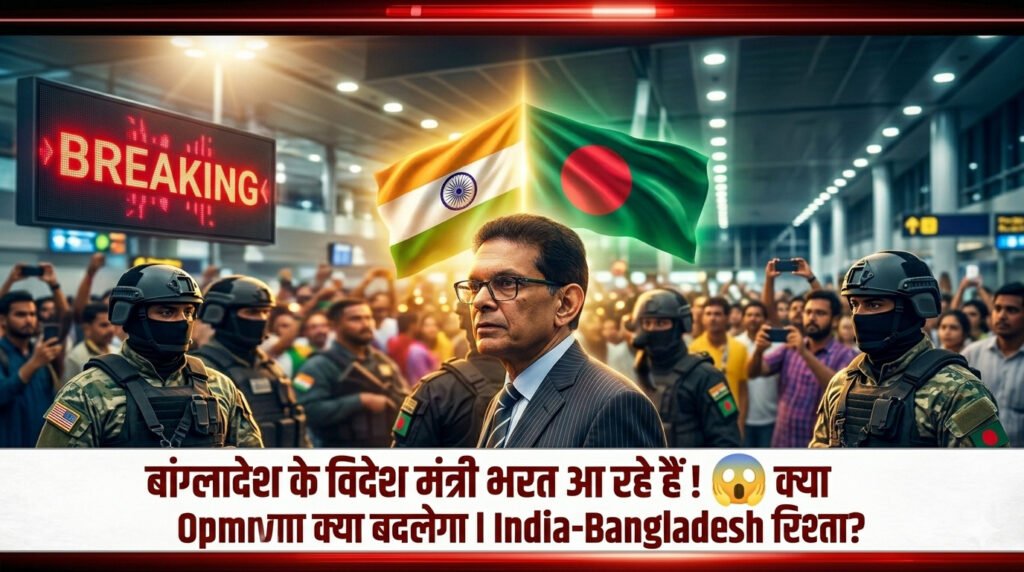 भारत दौरे पर बांग्लादेशी विदेश मंत्री खलीलुर रहमान